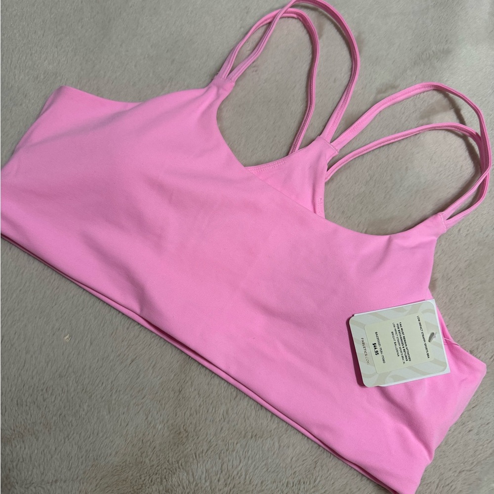 Fabletics Pink Sports Bra